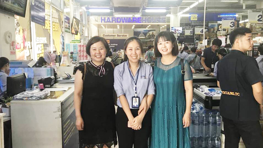 泰國五金工具連鎖超市夜光膠帶應用案例！